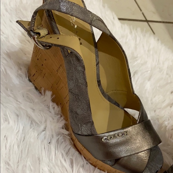 Coach wedges!! - Picture 2 of 3